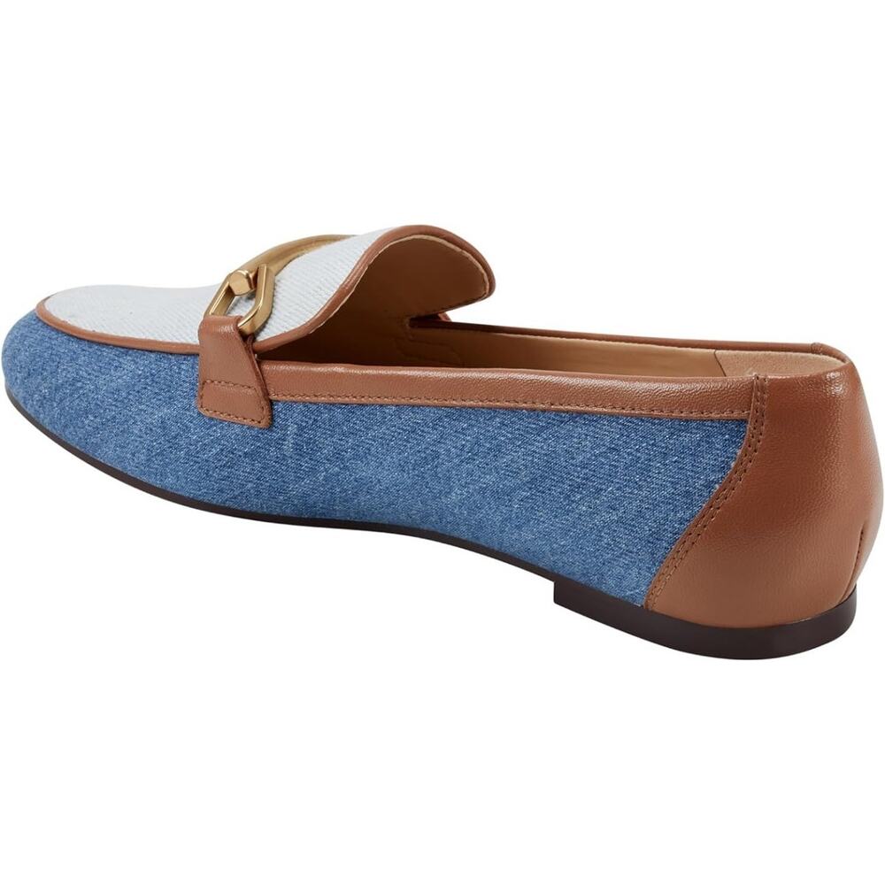Marc Fisher LTD Bleek Denim Loafer Flats Size 6M NWOT - Picture 3 of 11